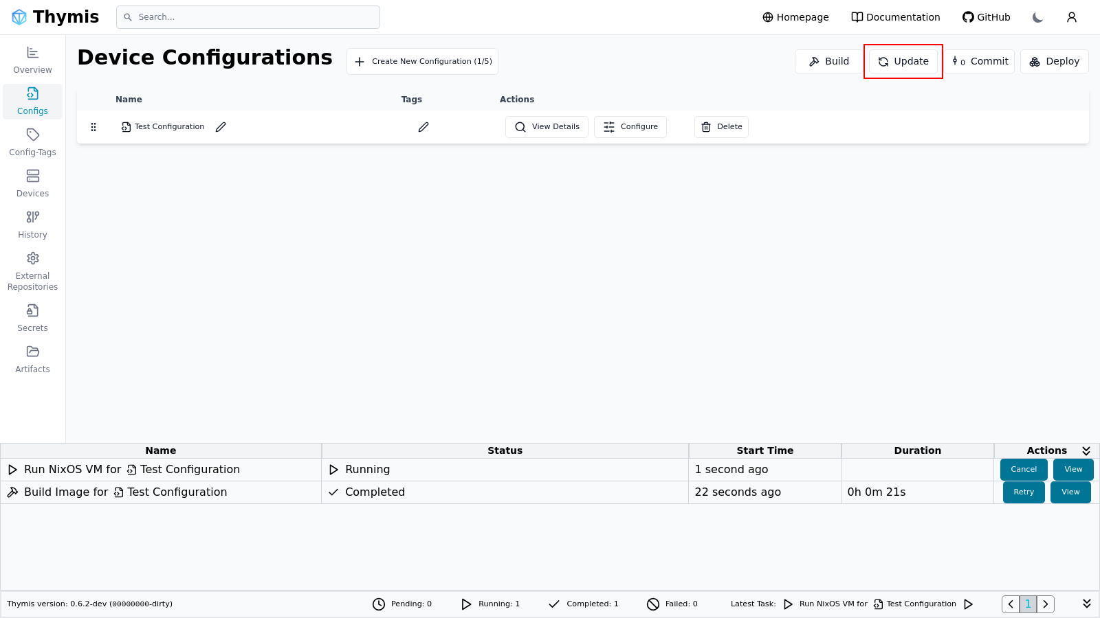 Update Config Packages
