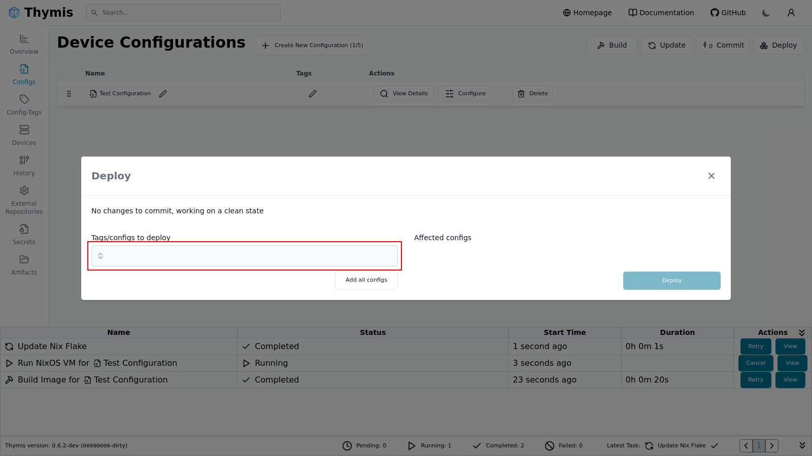 Deploy Modal