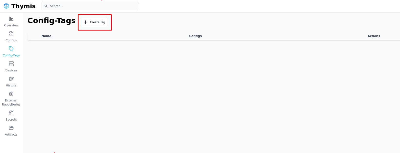 Create a tag