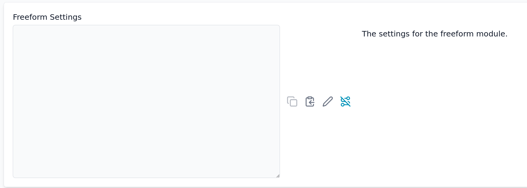 Custom Module Configuration
