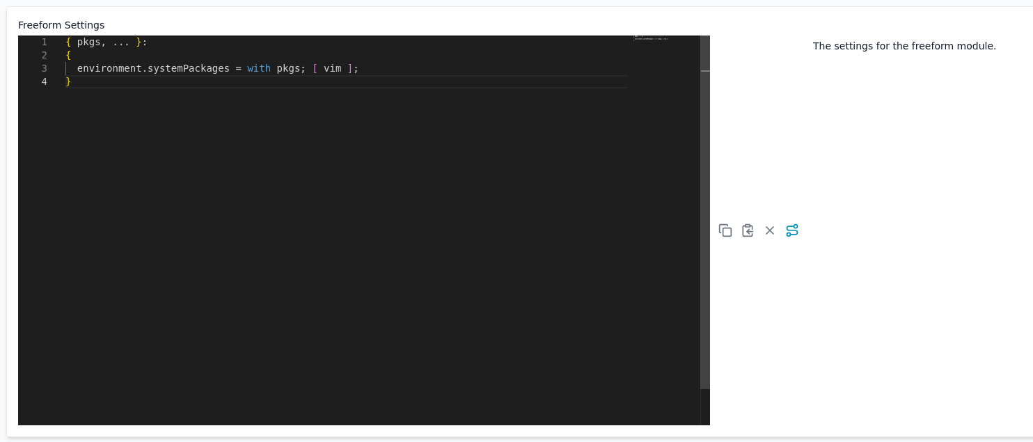Custom Module Example