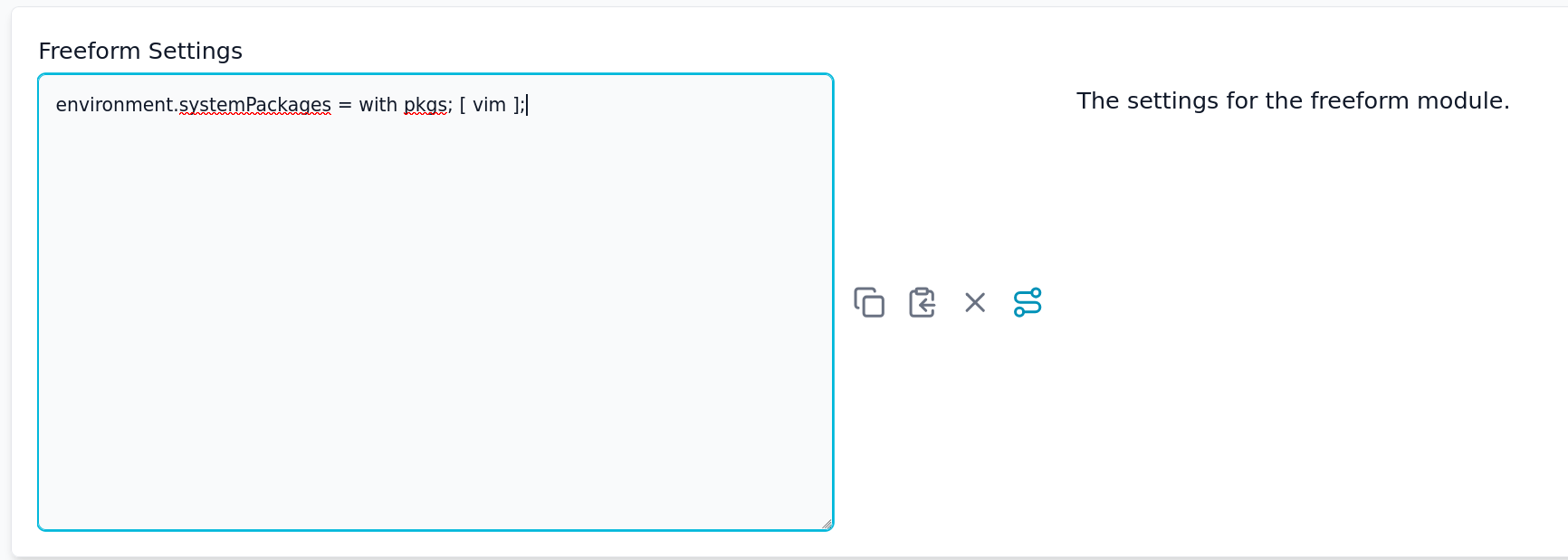 Custom Module Example