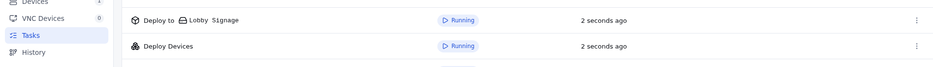 Deployment Tasks