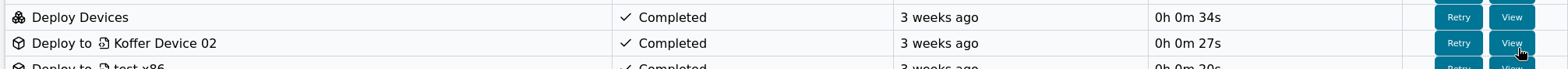 Deployment Tasks