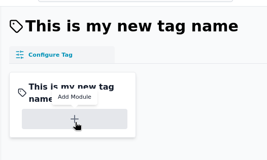 Tag page